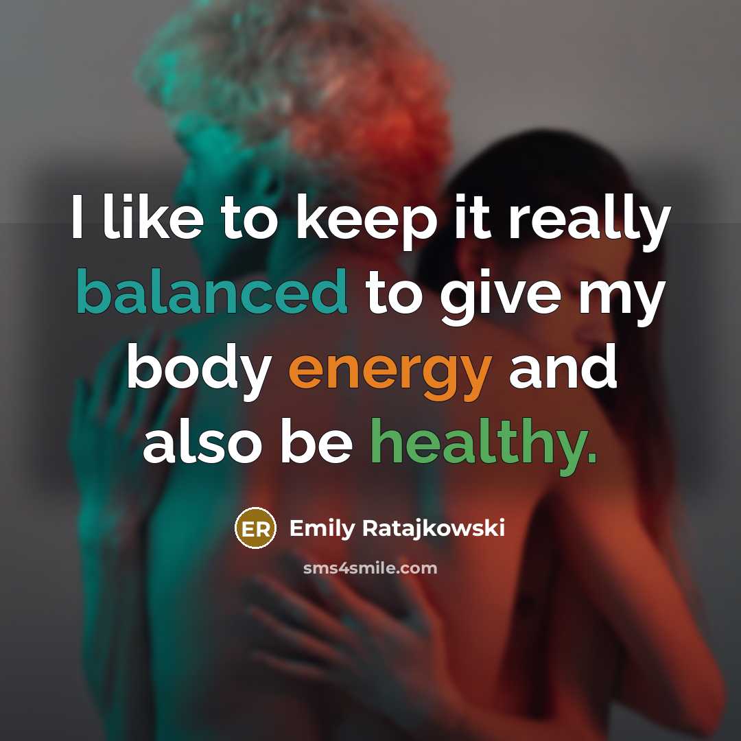 “I like to keep it really balanced to give my…” quote by Emily Ratajkowski