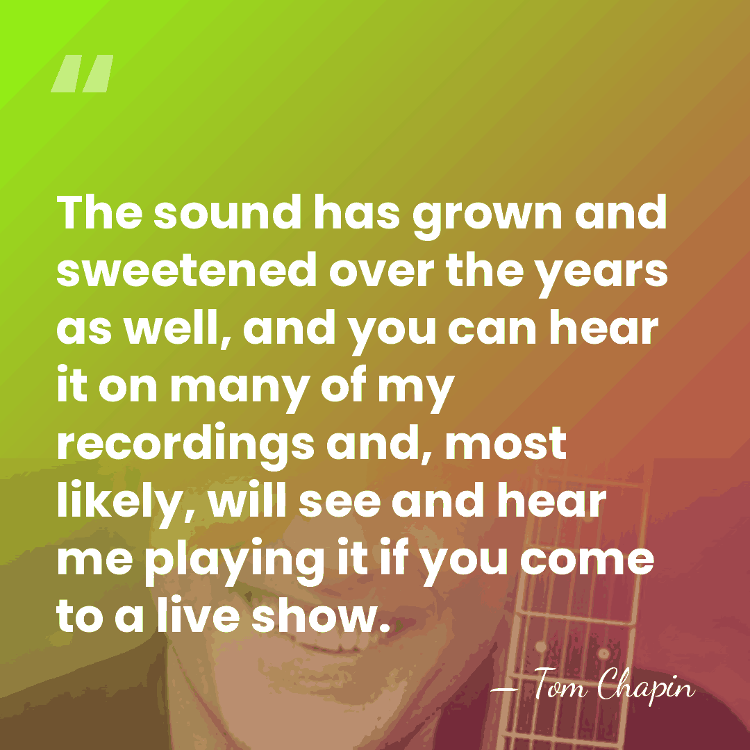 The sound has grown and sweetened over the years as well, and&hellip; - Tom Chapin