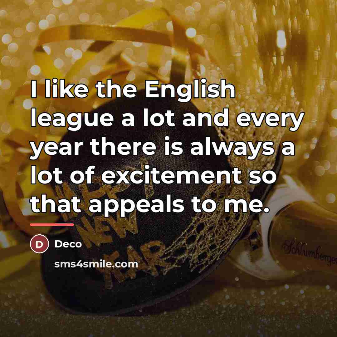 “I like the English league a lot and every year…” quote by Deco