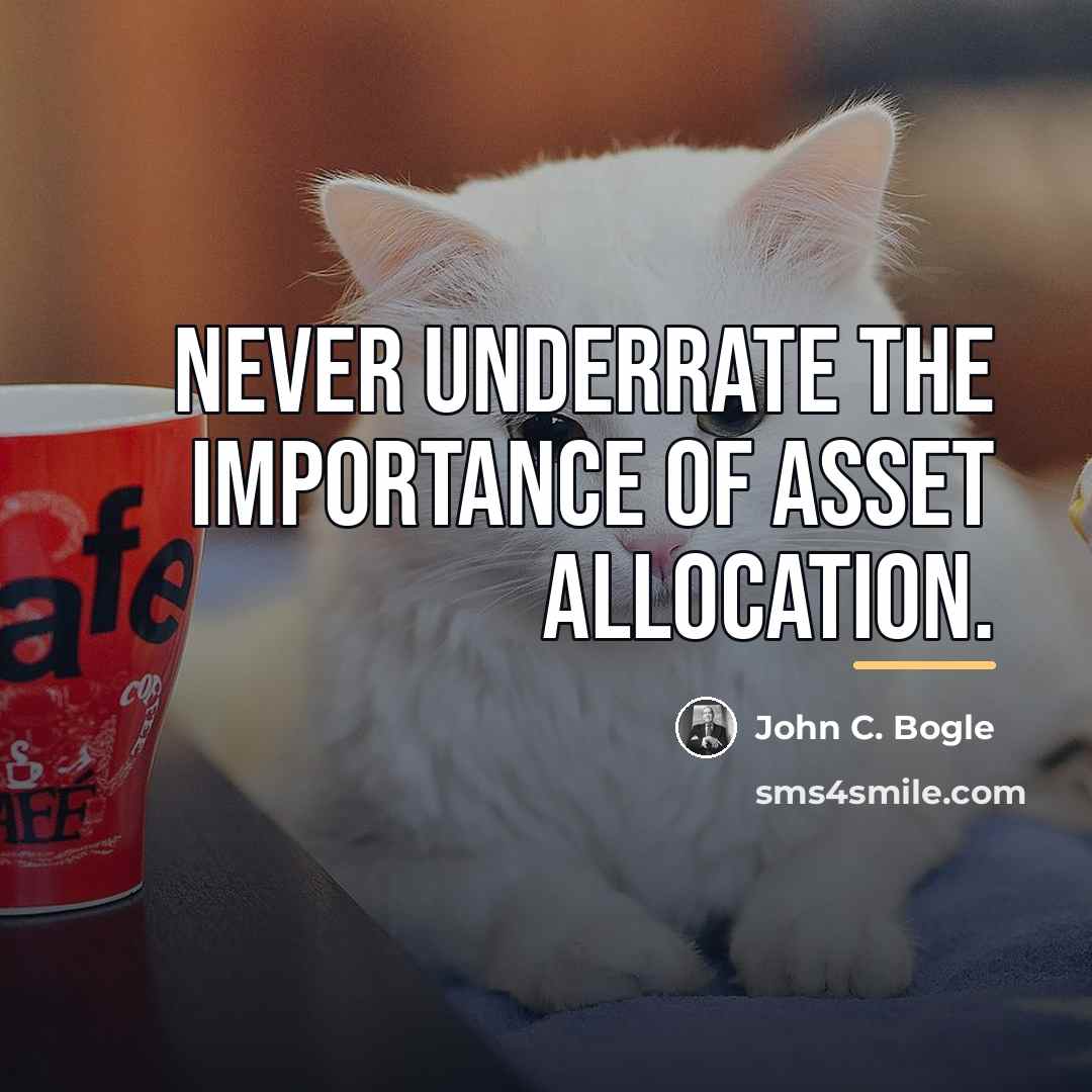 “Never underrate the importance of asset allocation.…” quote by John C. Bogle