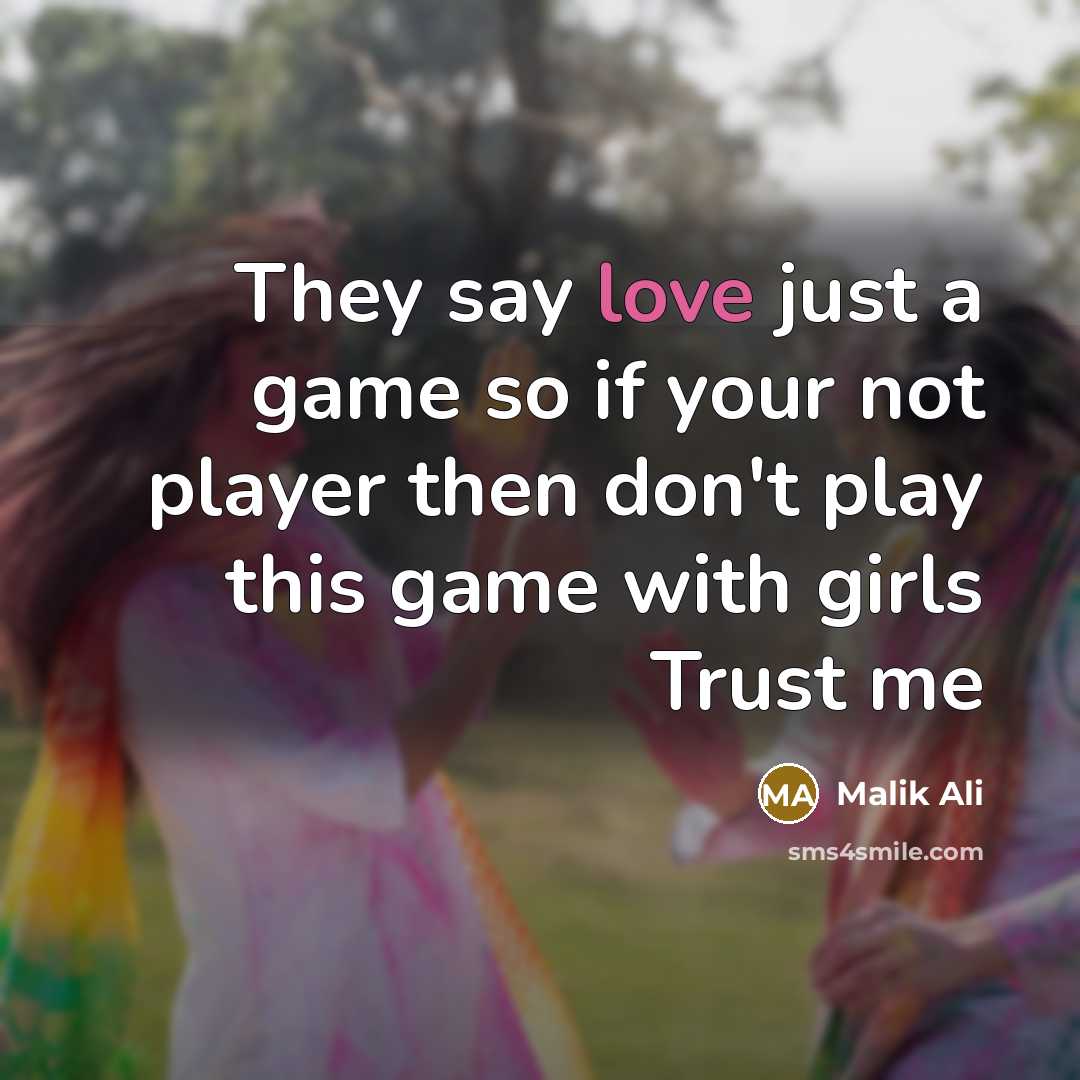“They say love just a game so if your not…” quote by Malik Ali