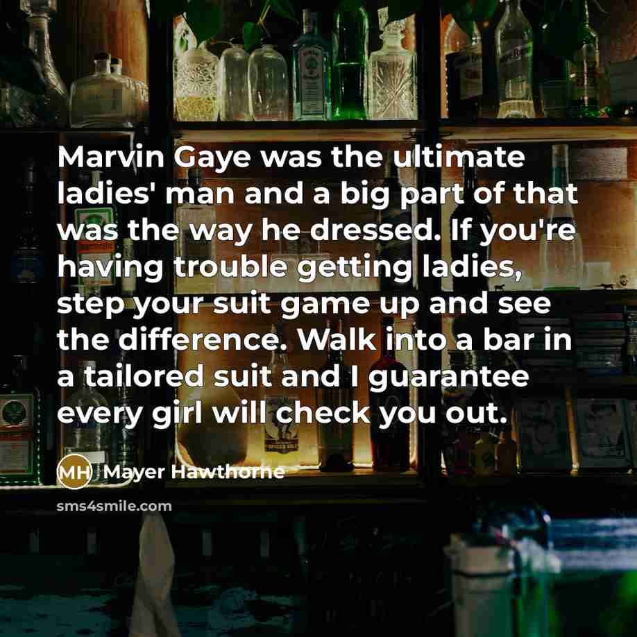 “Marvin Gaye was the ultimate ladies' man and a big…” quote by Mayer Hawthorne