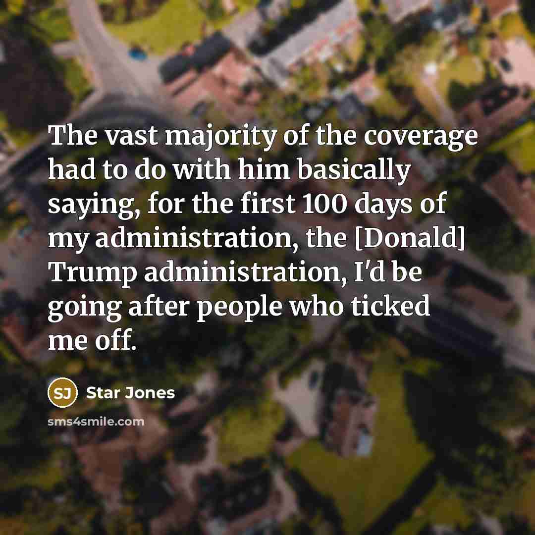 “The vast majority of the coverage had to do with…” quote by Star Jones