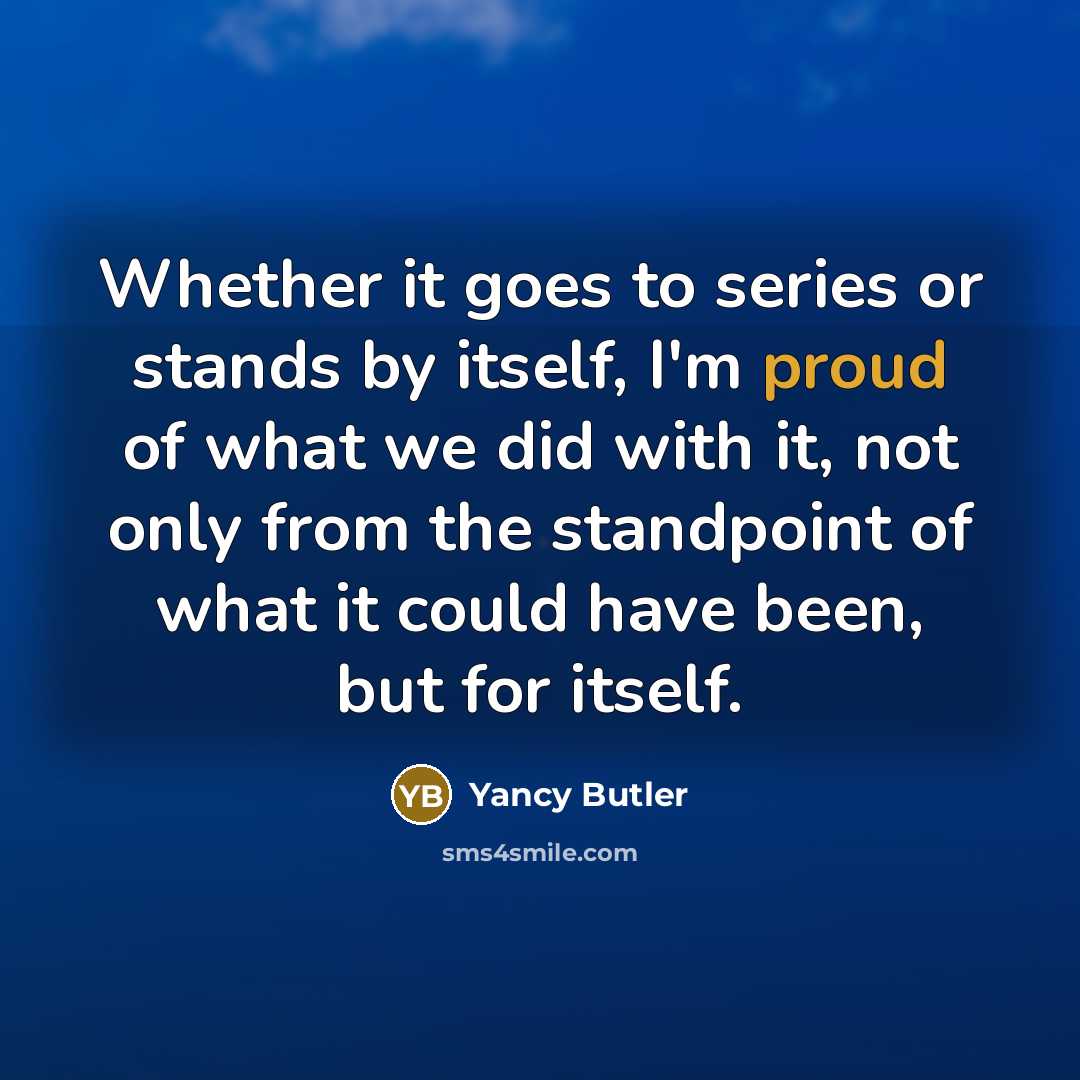 “Whether it goes to series or stands by itself, I'm…” quote by Yancy Butler