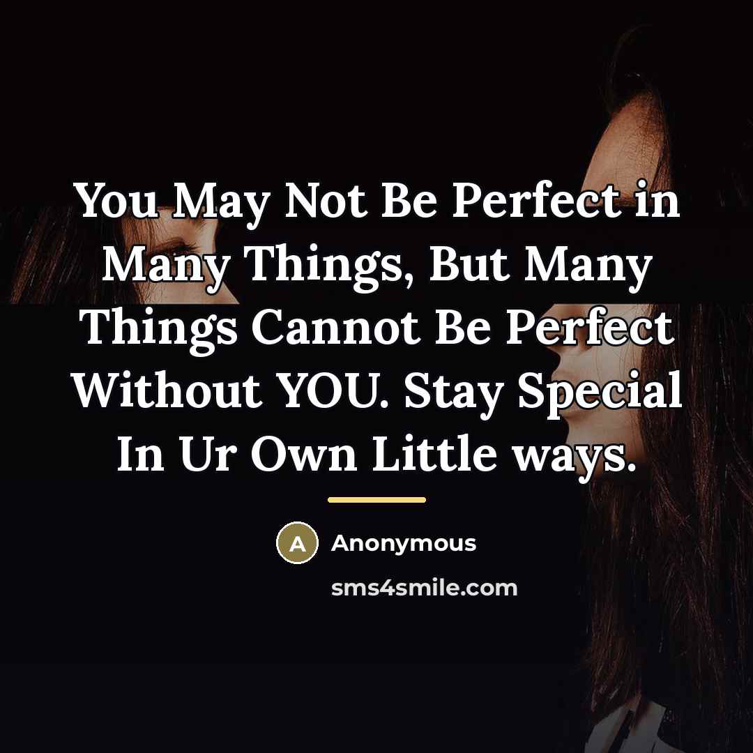 “You May Not Be Perfect in Many Things, But Many…” quote by Anonymous