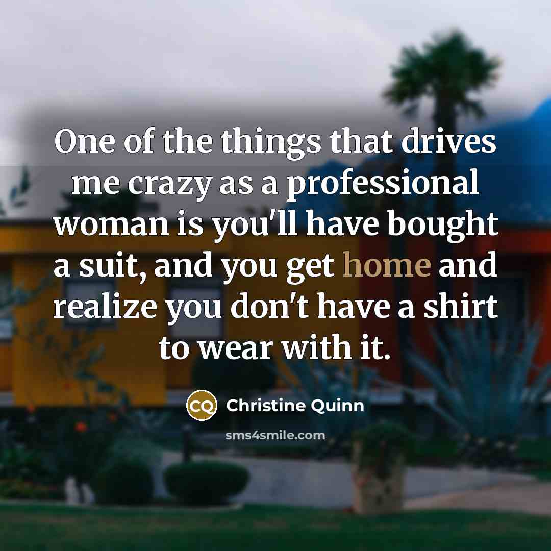 “One of the things that drives me crazy as a…” quote by Christine Quinn
