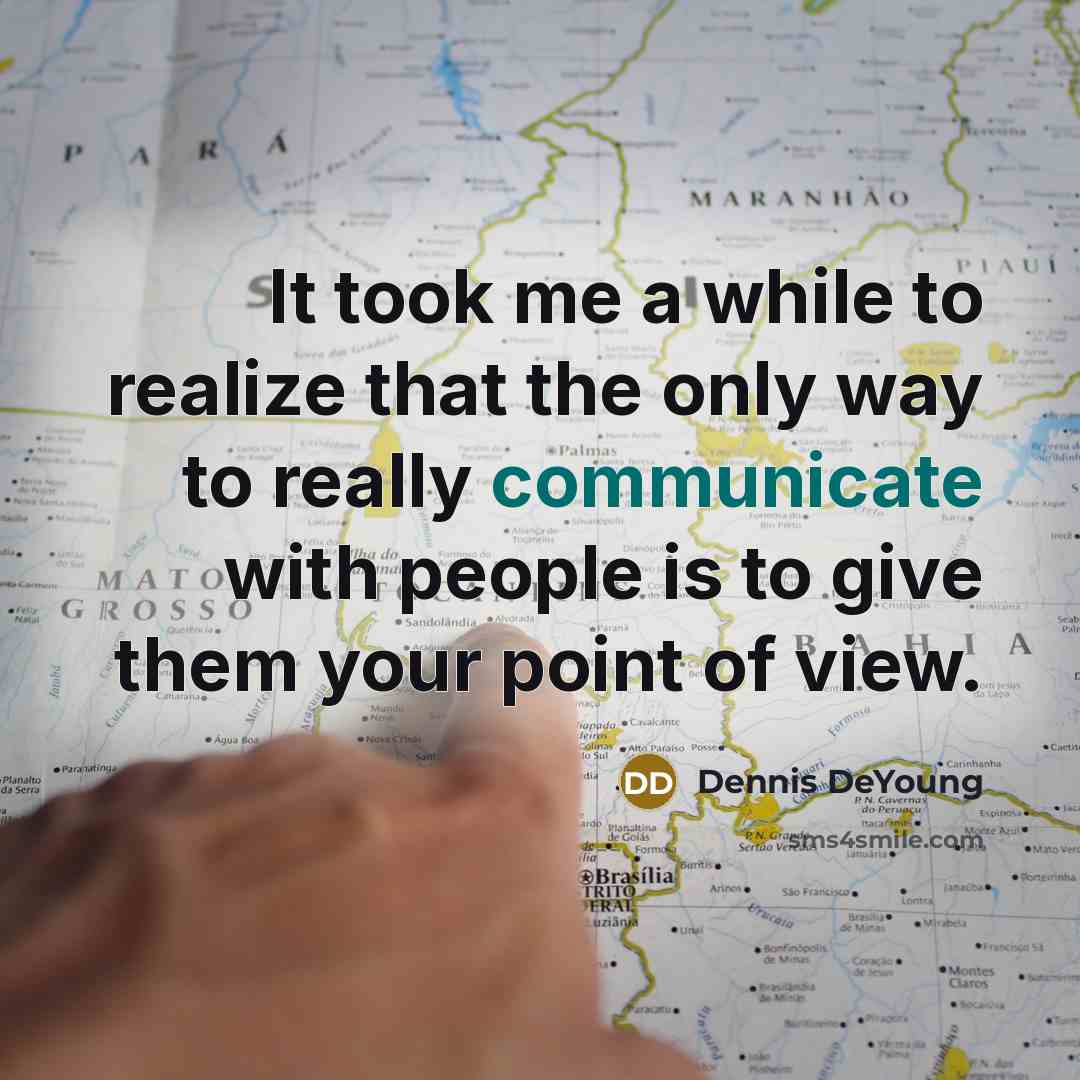 “It took me a while to realize that the only…” quote by Dennis DeYoung
