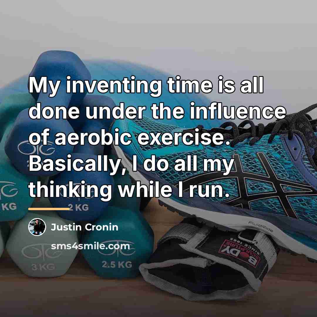 “My inventing time is all done under the influence of…” quote by Justin Cronin