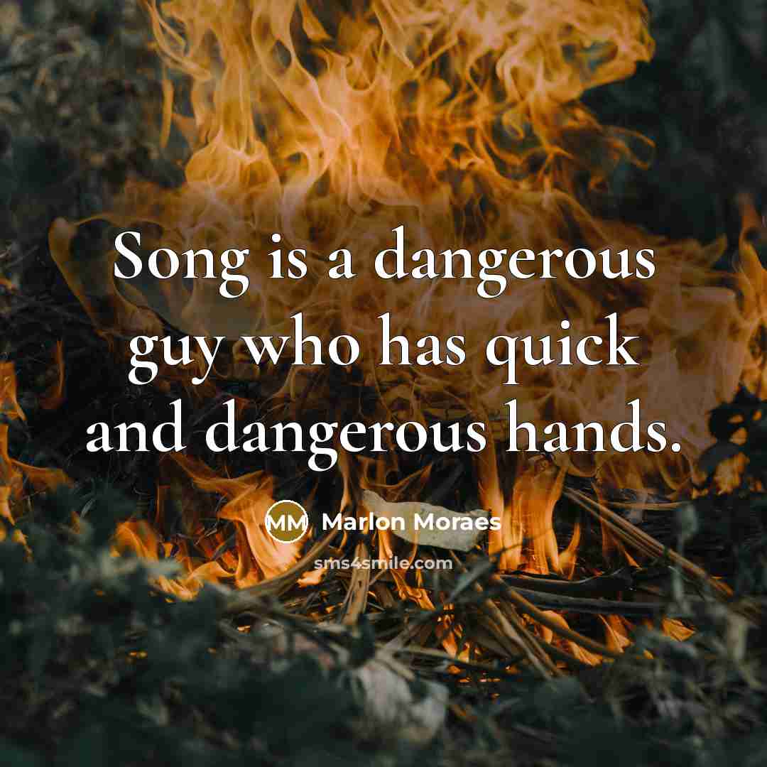 “Song is a dangerous guy who has quick and dangerous…” quote by Marlon Moraes