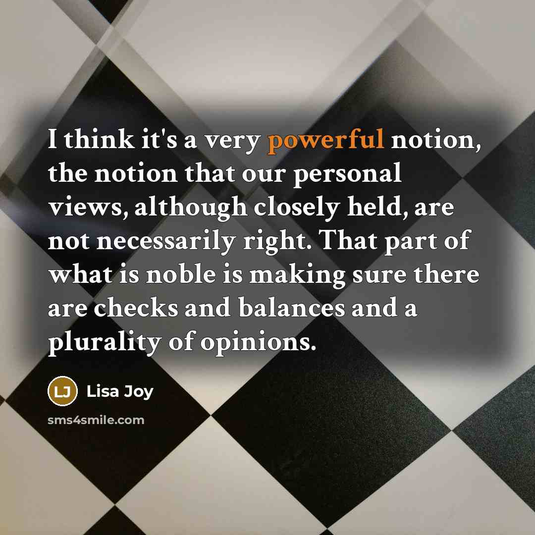 “I think it's a very powerful notion, the notion that…” quote by Lisa Joy
