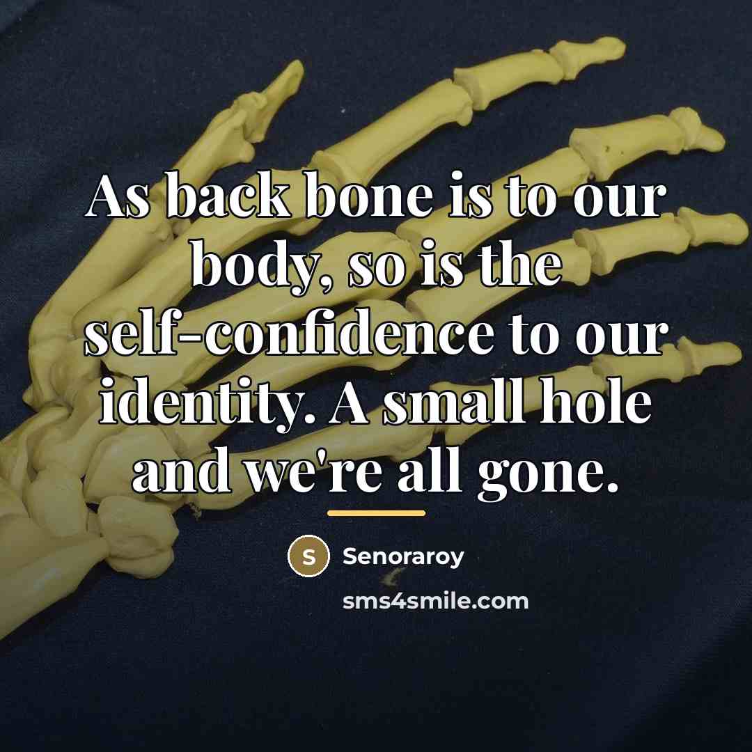 “As back bone is to our body, so is the…” quote by Senoraroy