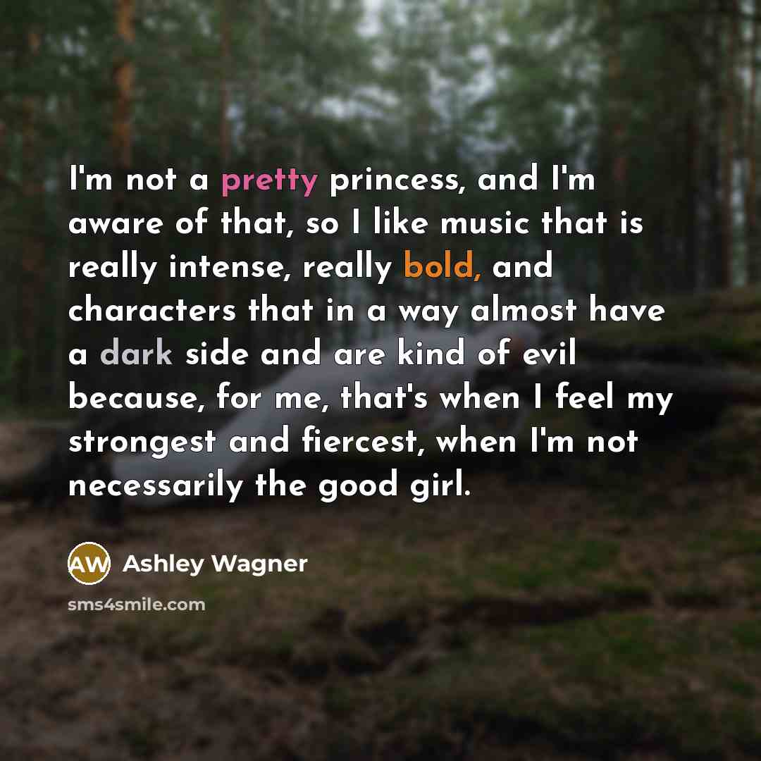 “I'm not a pretty princess, and I'm aware of that,…” quote by Ashley Wagner