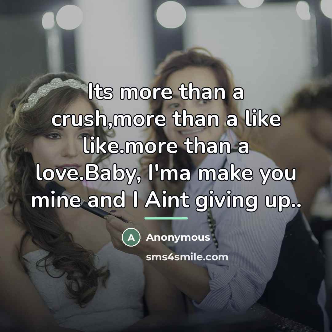 “Its more than a crush,more than a like like.more than…” quote by Anonymous