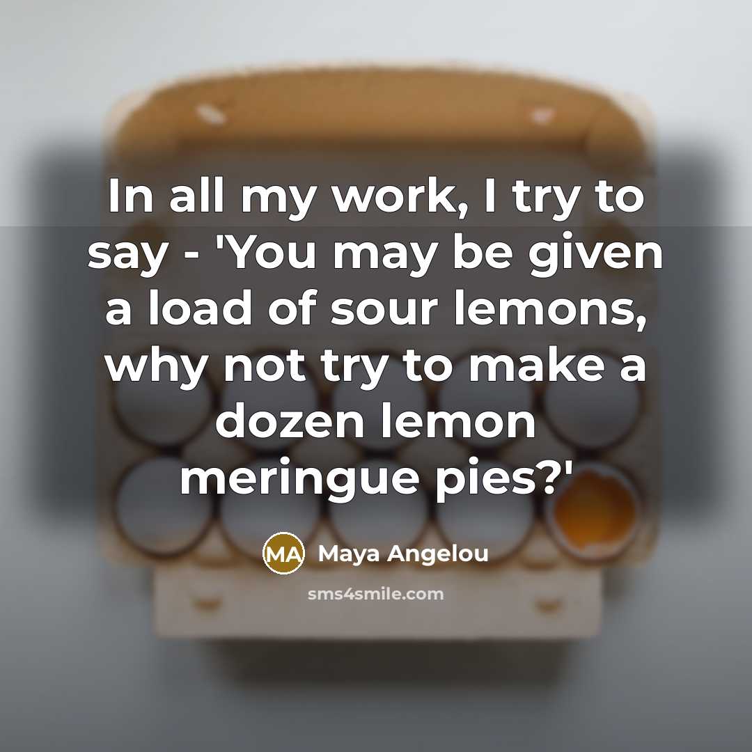 “In all my work, I try to say - 'You…” quote by Maya Angelou