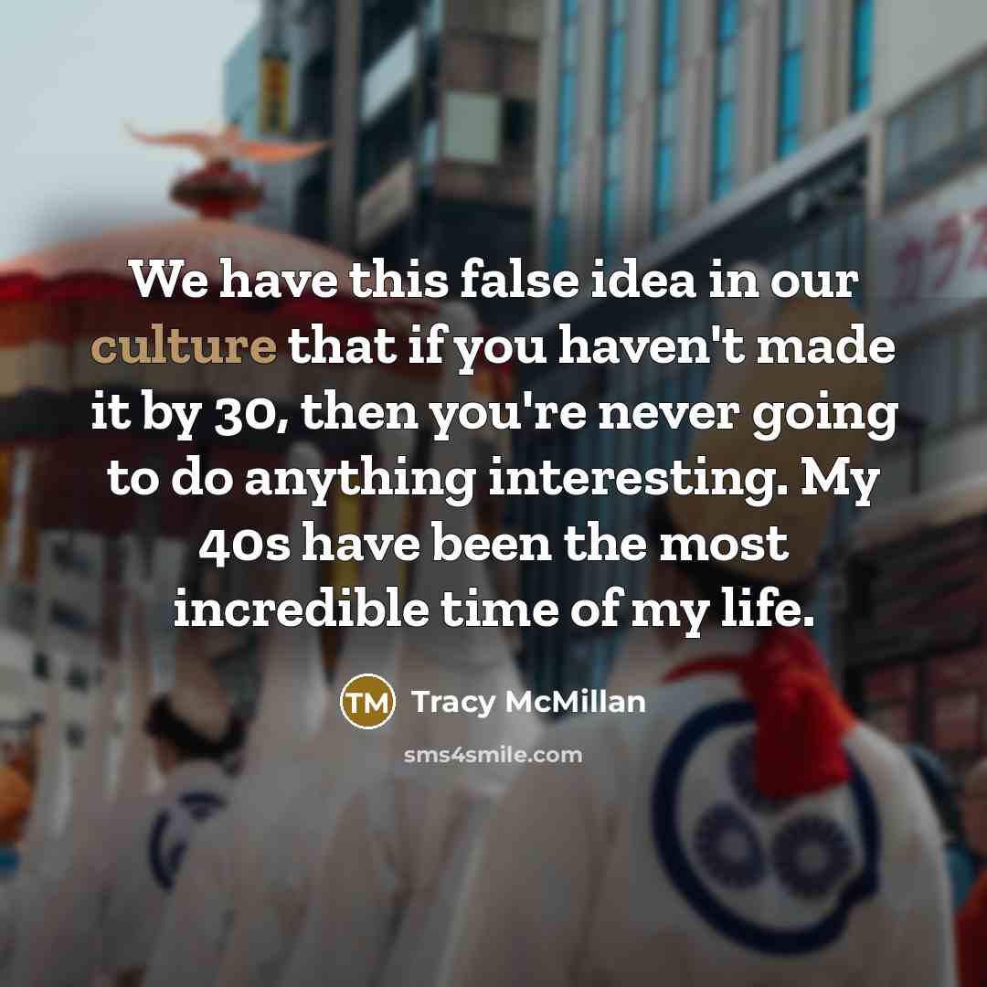 “We have this false idea in our culture that if…” quote by Tracy McMillan
