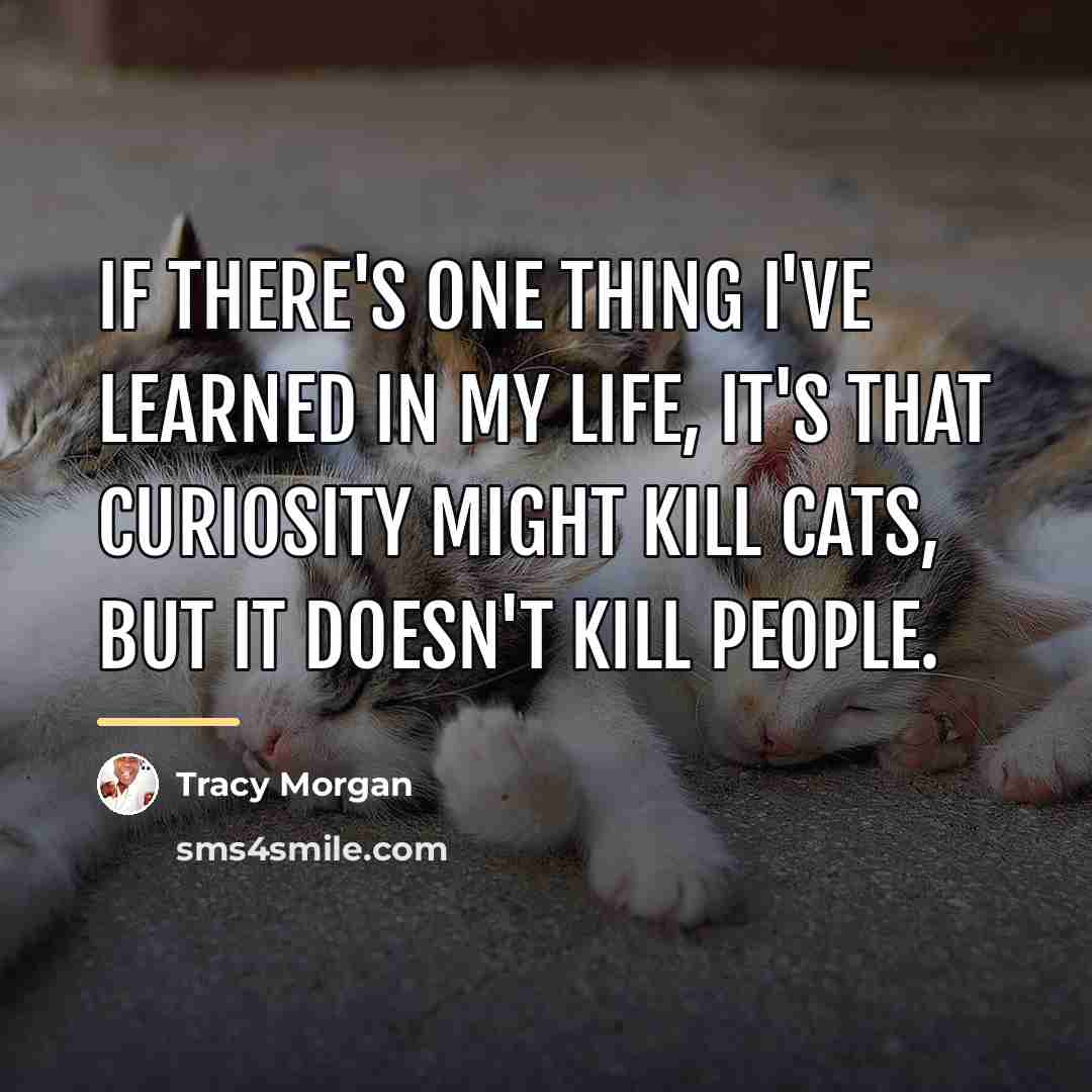 “If there's one thing I've learned in my life, it's…” quote by Tracy Morgan