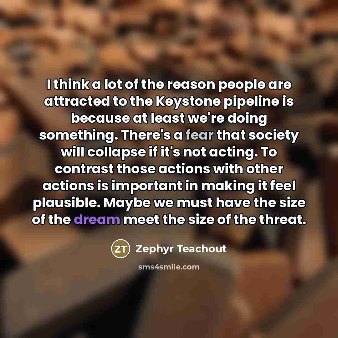“I think a lot of the reason people are attracted…” quote by Zephyr Teachout