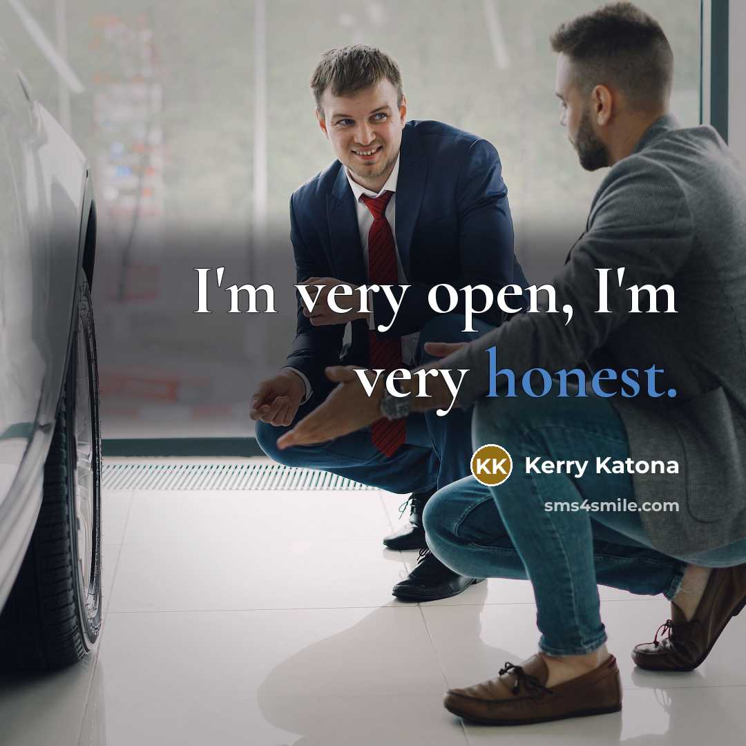 “I'm very open, I'm very honest.…” quote by Kerry Katona