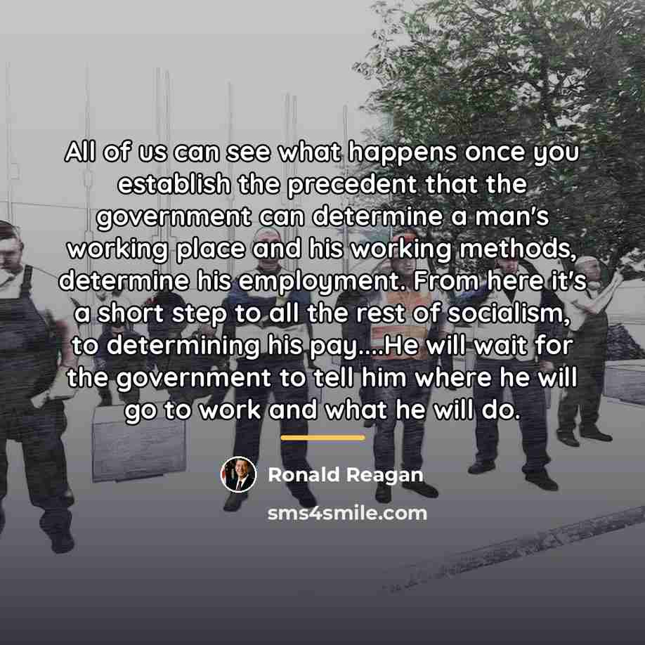 “All of us can see what happens once you establish…” quote by Ronald Reagan