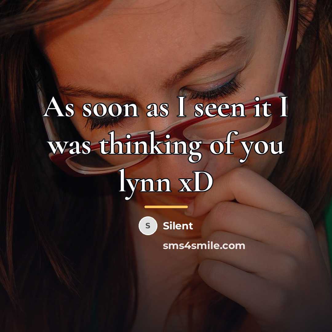 “As soon as I seen it I was thinking of…” quote by Silent