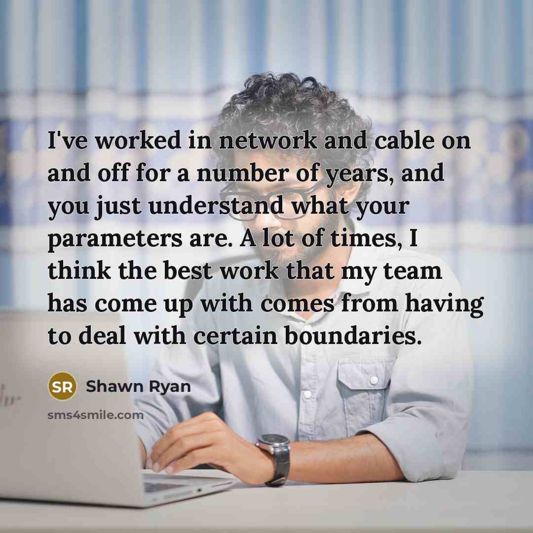 “I've worked in network and cable on and off for…” quote by Shawn Ryan