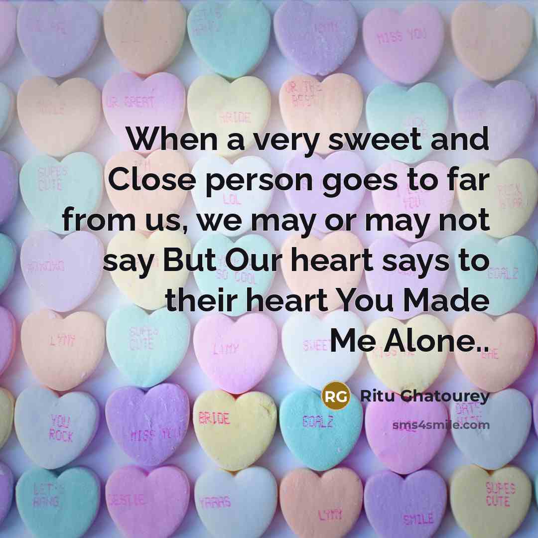 “When a very sweet and Close person goes to far…” quote by Ritu Ghatourey