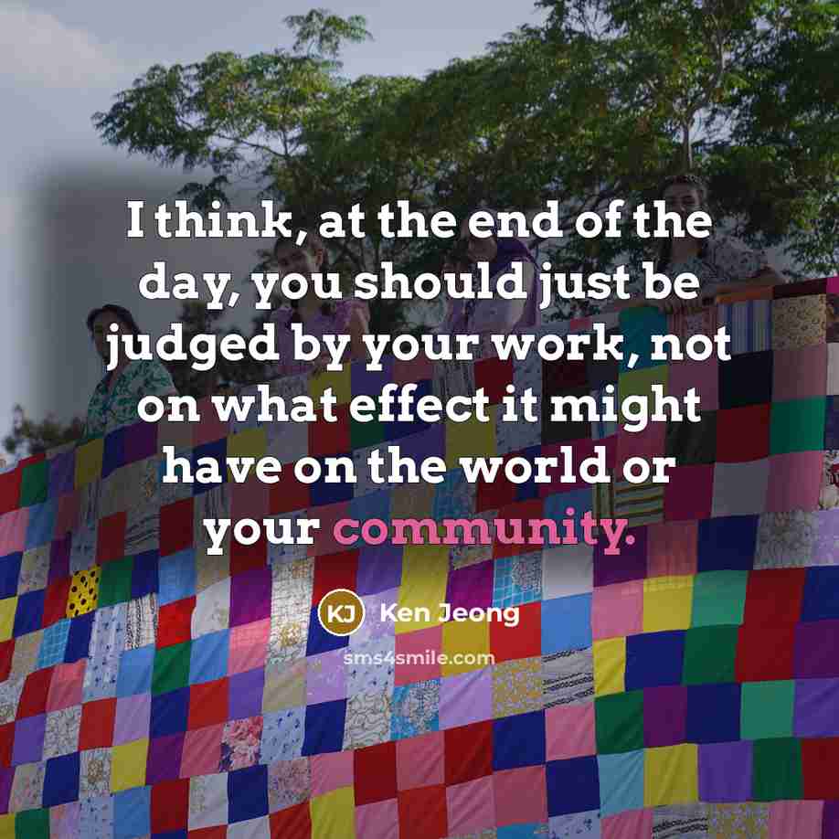 “I think, at the end of the day, you should…” quote by Ken Jeong