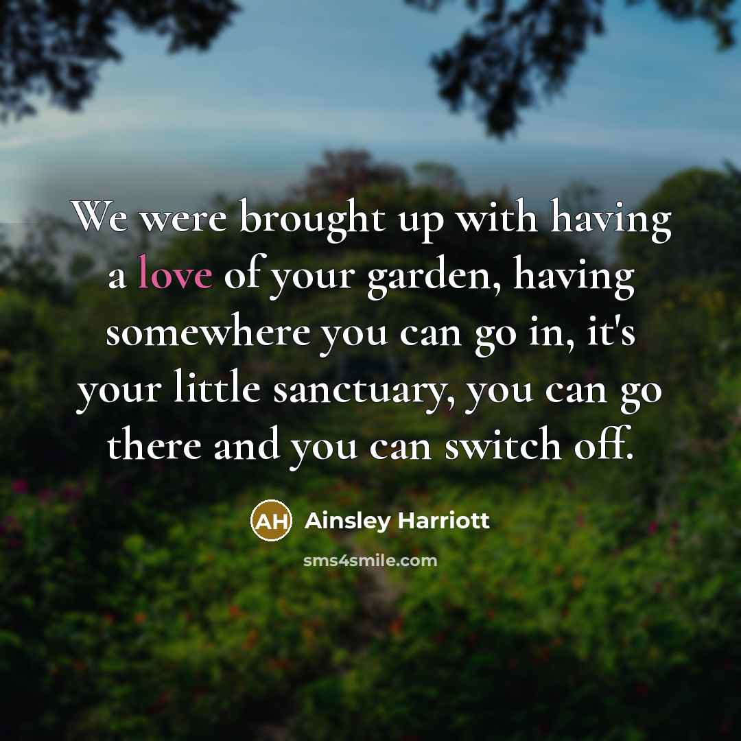 “We were brought up with having a love of your…” quote by Ainsley Harriott