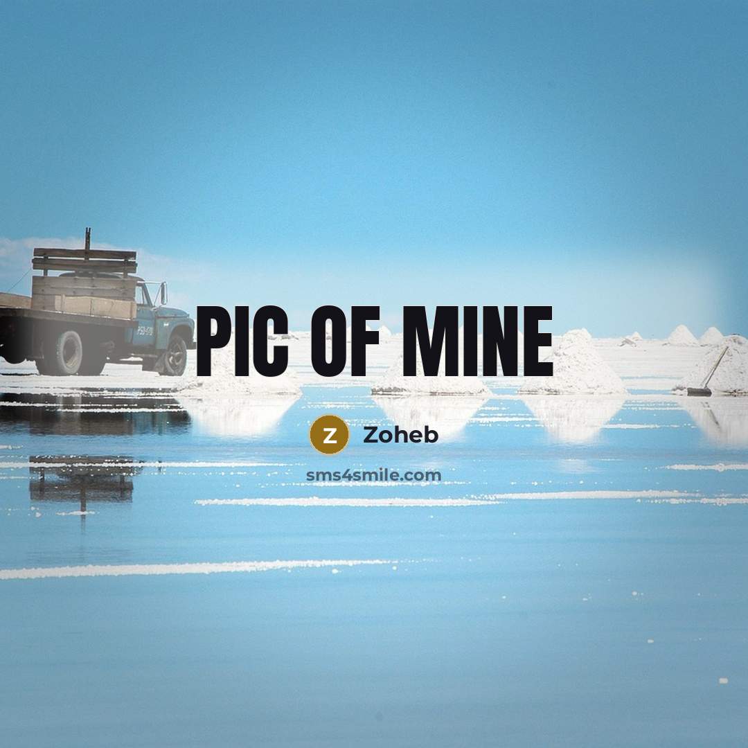 “Pic of mine” quote by Zoheb