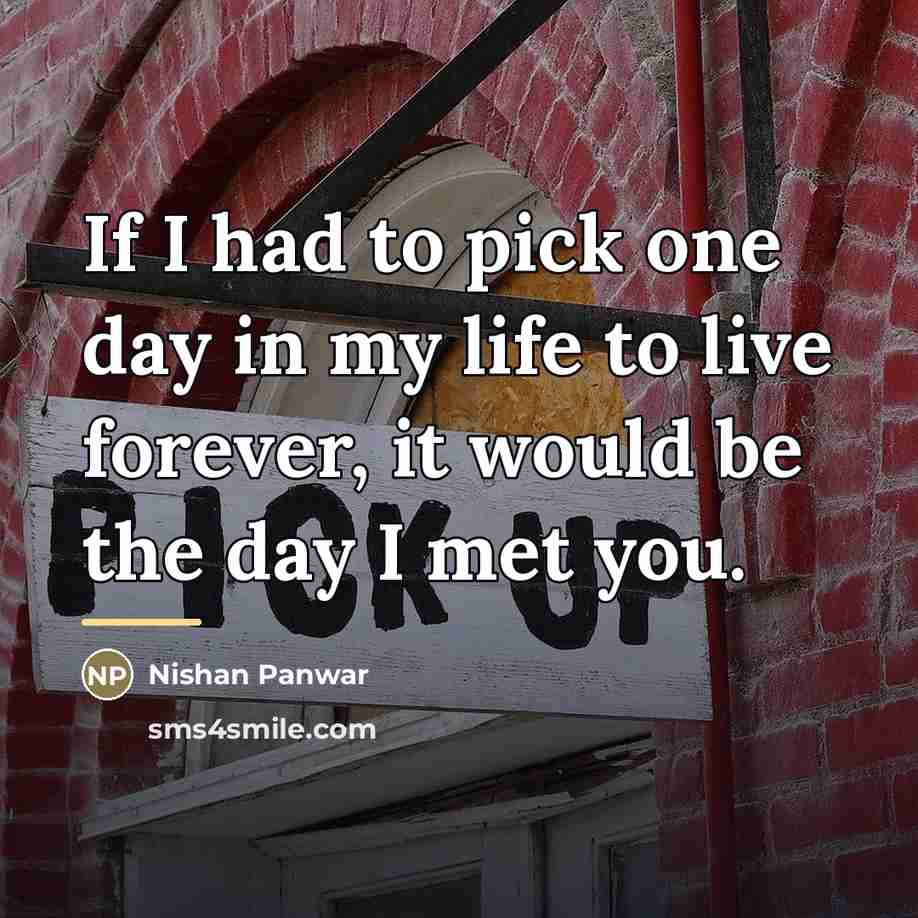 “If I had to pick one day in my life…” quote by Nishan Panwar