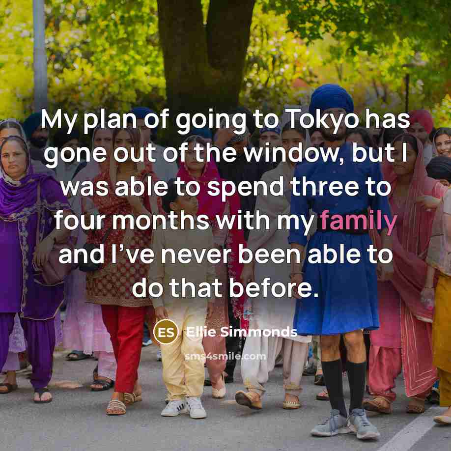 “My plan of going to Tokyo has gone out of…” quote by Ellie Simmonds