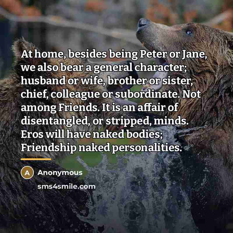 “At home, besides being Peter or Jane, we also bear…” quote by Anonymous