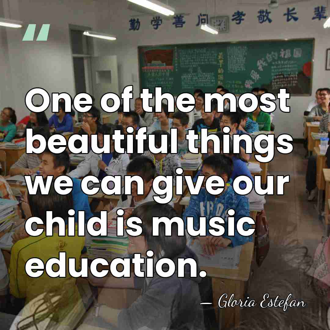 One of the most beautiful things we can give our child is&hellip; - Gloria Estefan