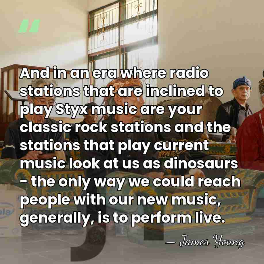 And in an era where radio stations that are inclined to play&hellip; - James Young