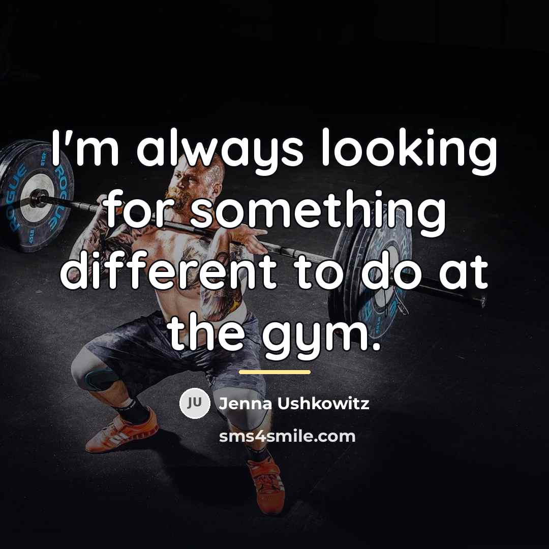“I'm always looking for something different to do at the…” quote by Jenna Ushkowitz