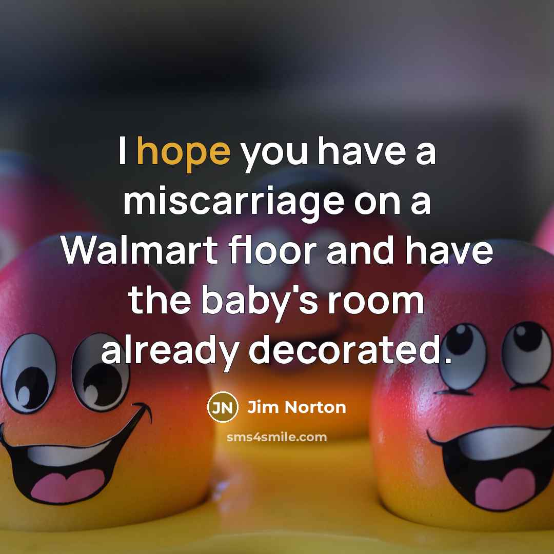 “I hope you have a miscarriage on a Walmart floor…” quote by Jim Norton