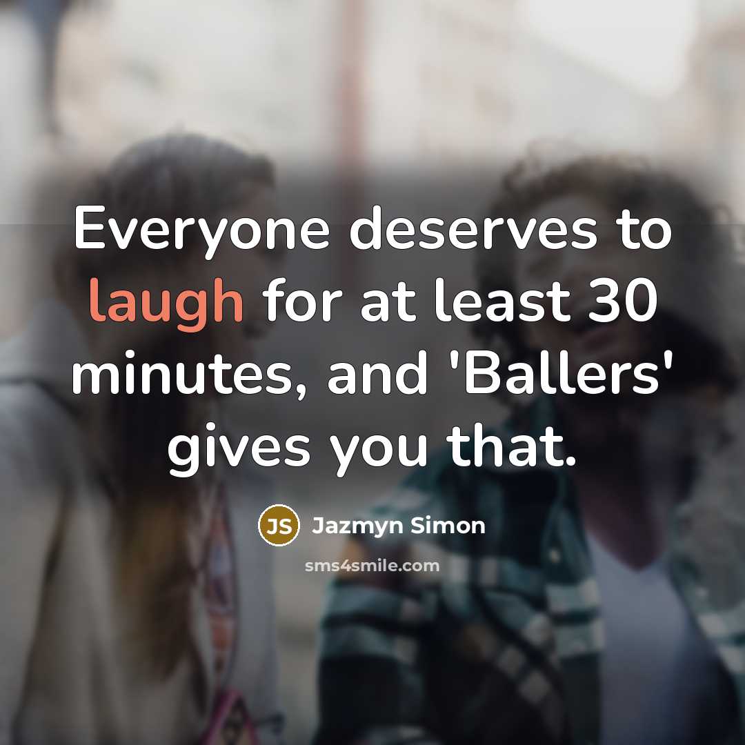 “Everyone deserves to laugh for at least 30 minutes, and…” quote by Jazmyn Simon