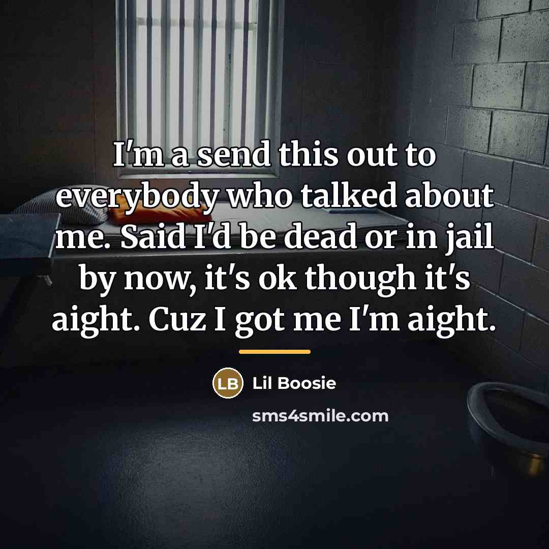 “I'm a send this out to everybody who talked about…” quote by Lil Boosie