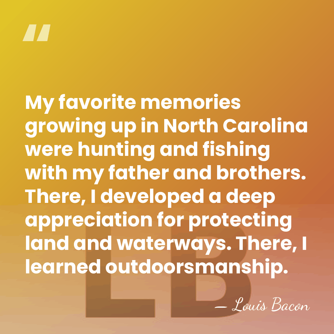 My favorite memories growing up in North Carolina were hunting and fishing&hellip; - Louis Bacon