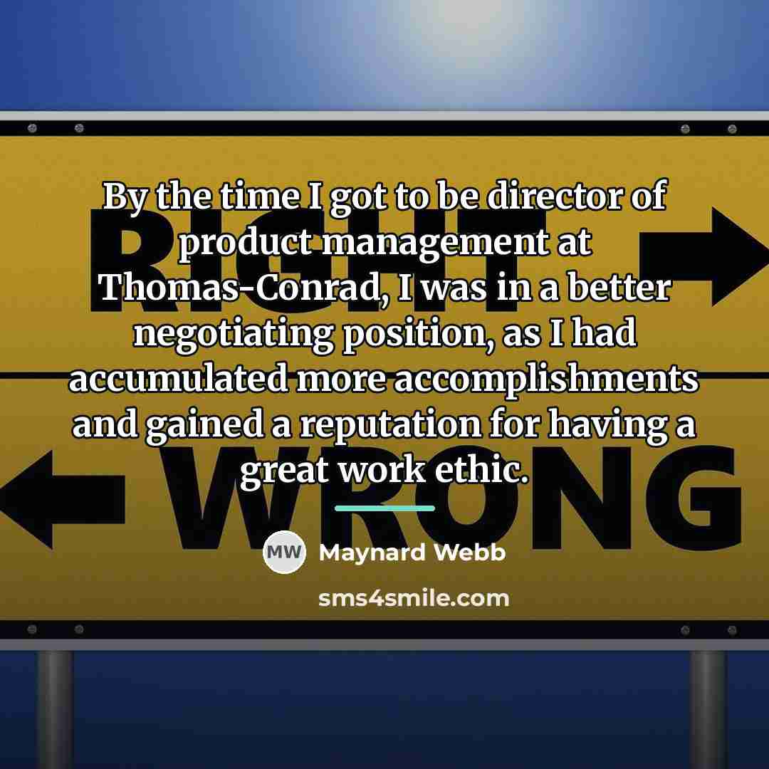 “By the time I got to be director of product…” quote by Maynard Webb