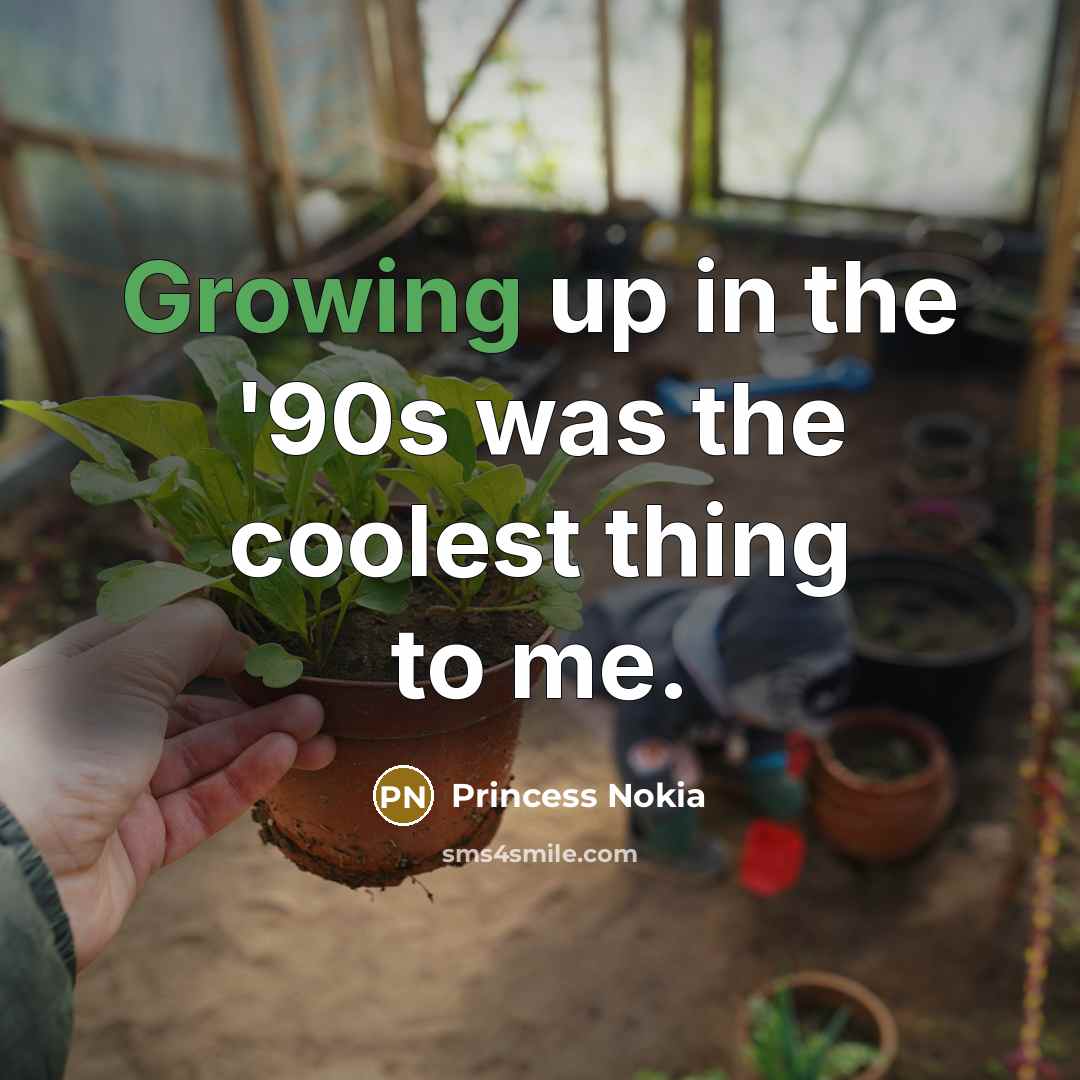 “Growing up in the '90s was the coolest thing to…” quote by Princess Nokia