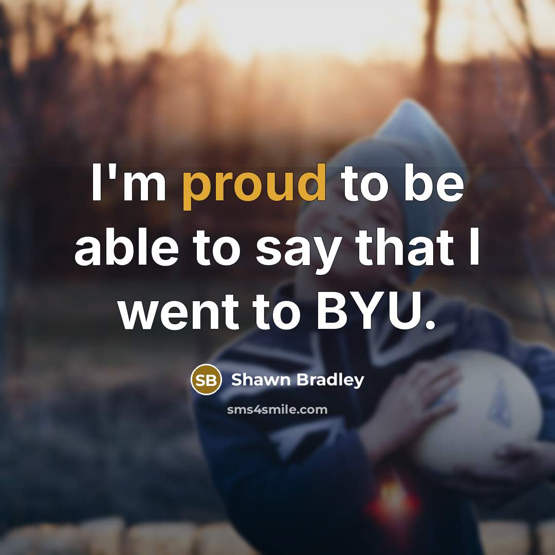 “I'm proud to be able to say that I went…” quote by Shawn Bradley