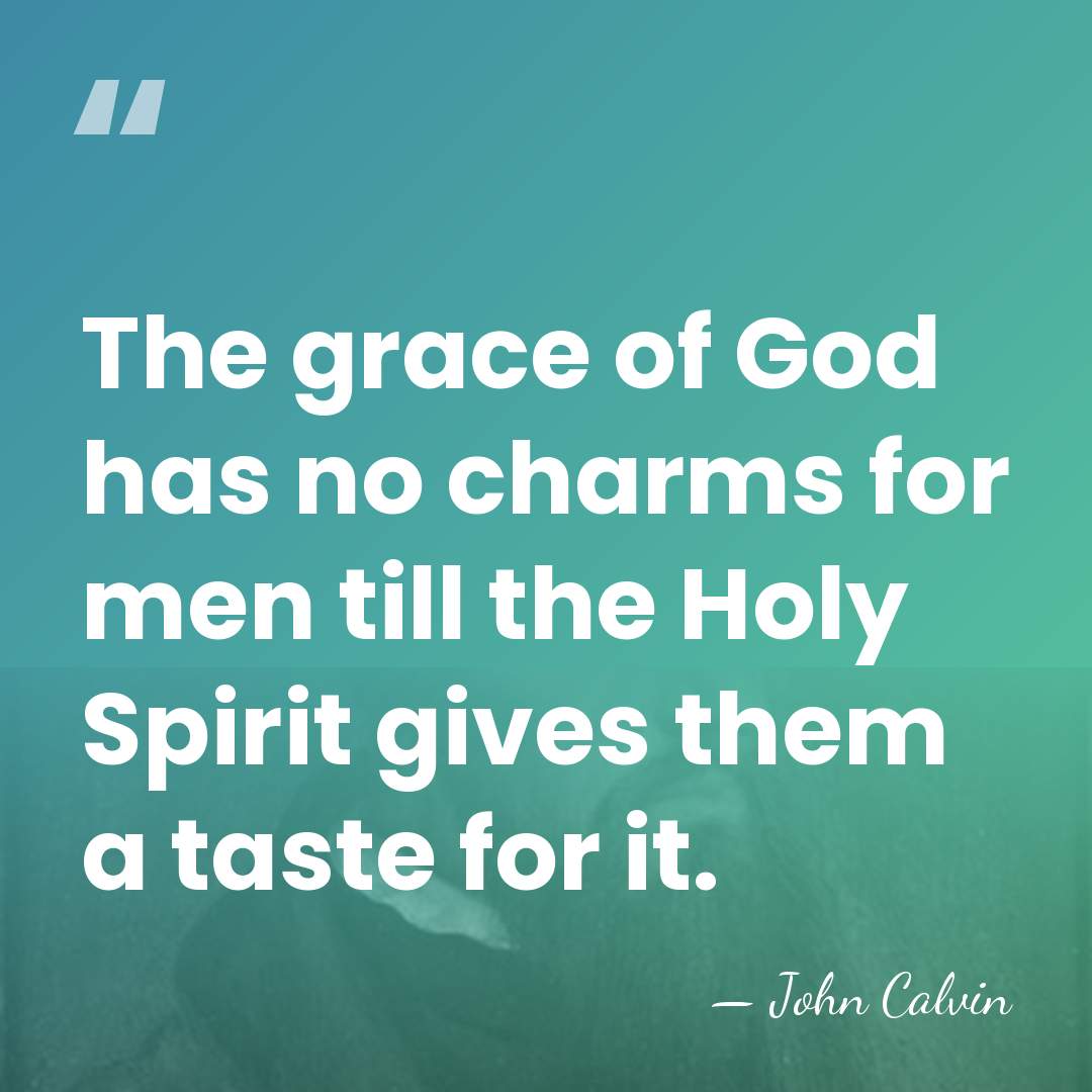 The grace of God has no charms for men till the Holy&hellip; - John Calvin