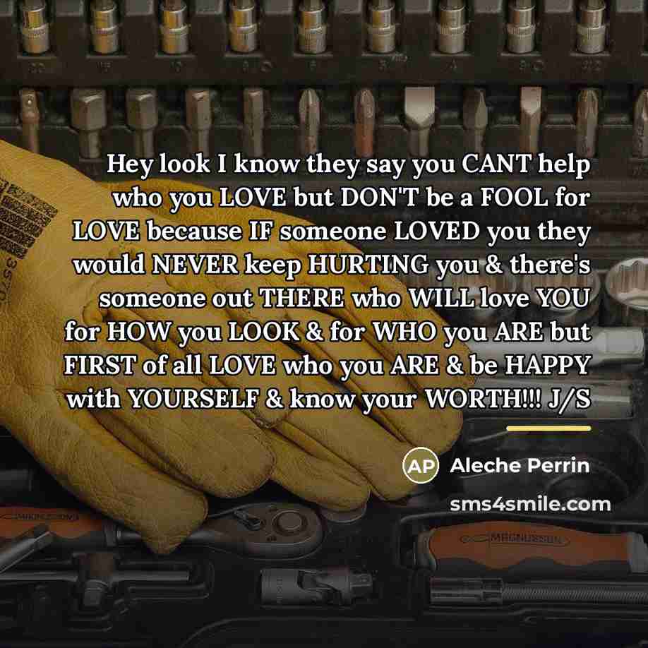 “Hey look I know they say you CANT help who…” quote by Aleche Perrin