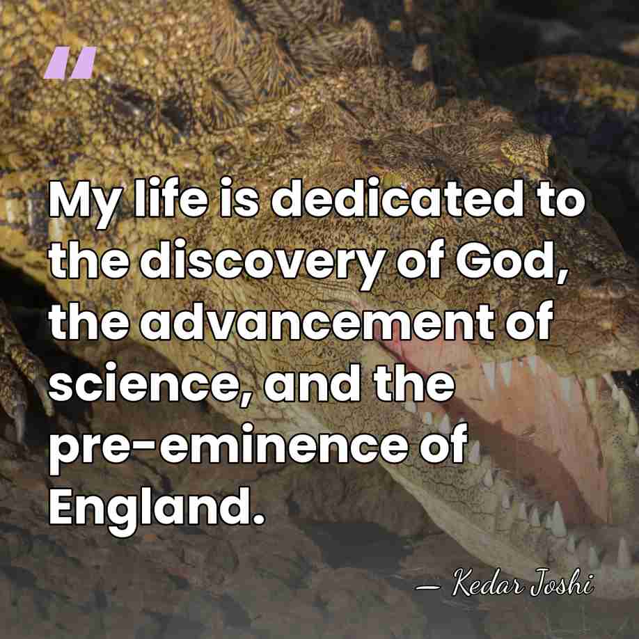 My life is dedicated to the discovery of God, the advancement of&hellip; - Kedar Joshi