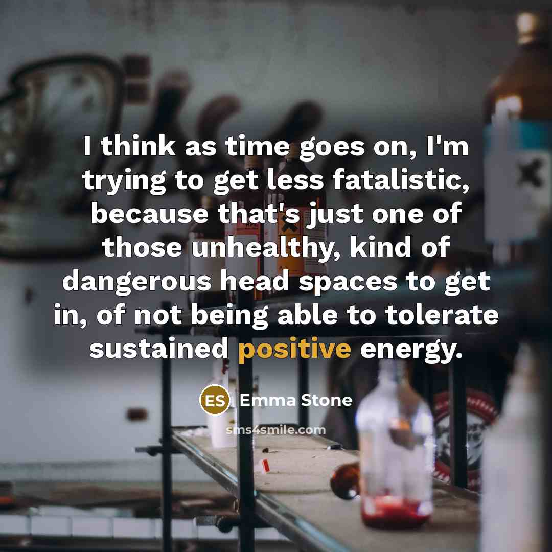 “I think as time goes on, I'm trying to get…” quote by Emma Stone
