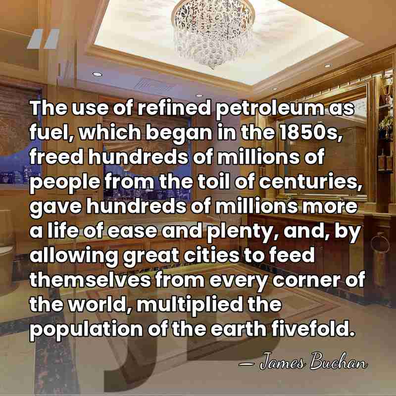 The use of refined petroleum as fuel, which began in the 1850s,&hellip; - James Buchan
