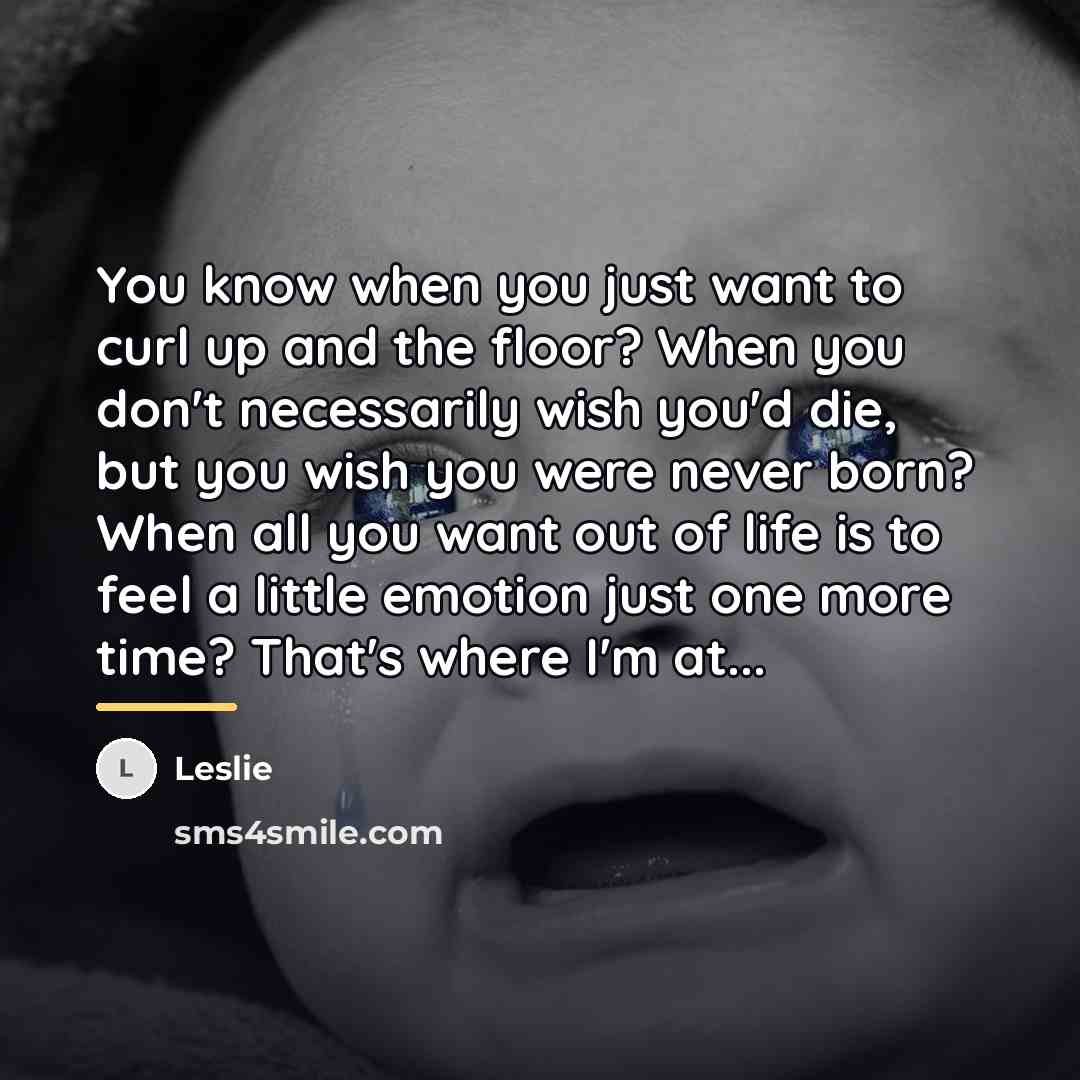 “You know when you just want to curl up and…” quote by Leslie