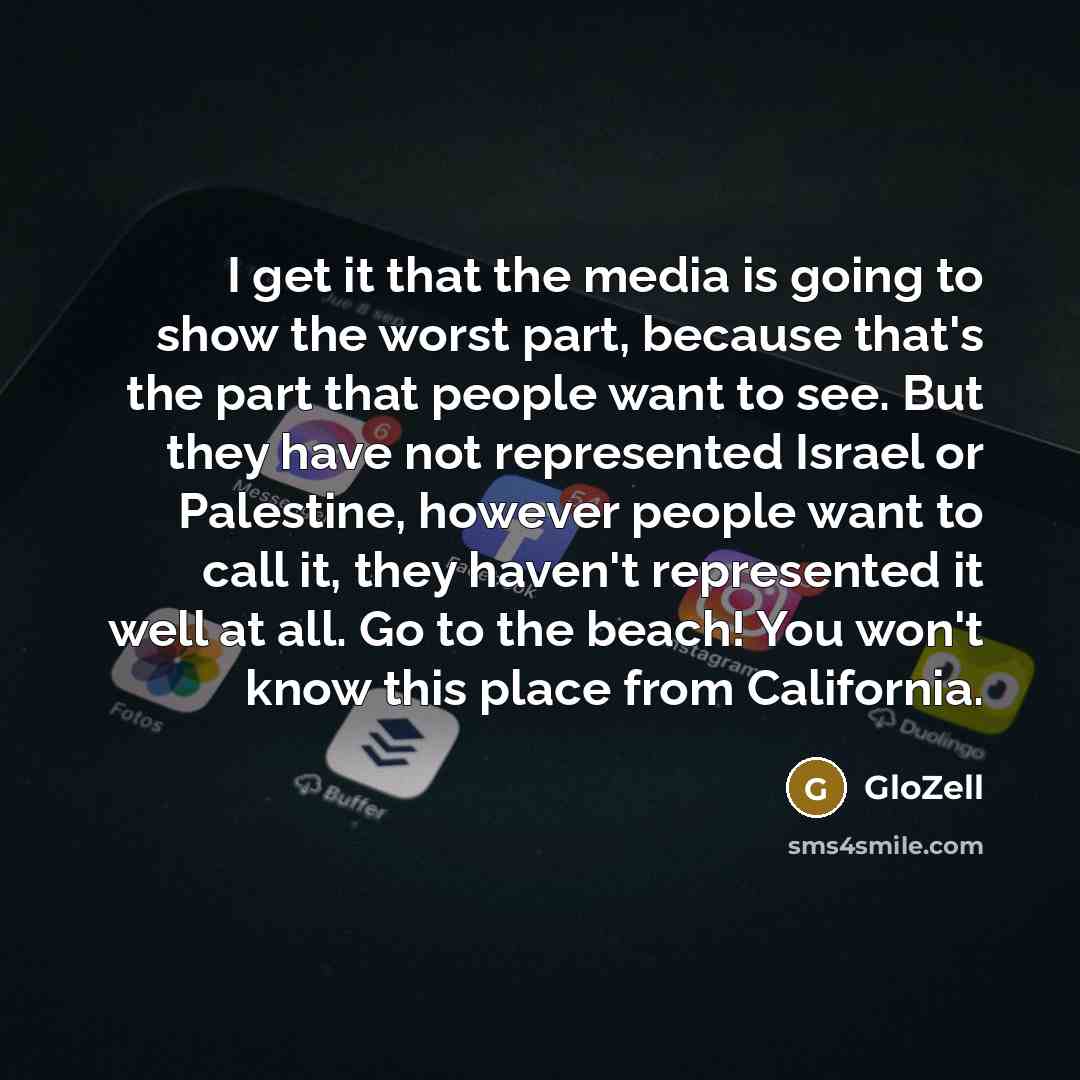 “I get it that the media is going to show…” quote by GloZell
