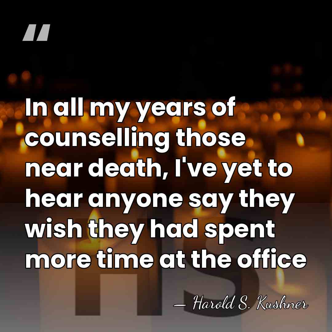 In all my years of counselling those near death, I've yet to&hellip; - Harold S. Kushner